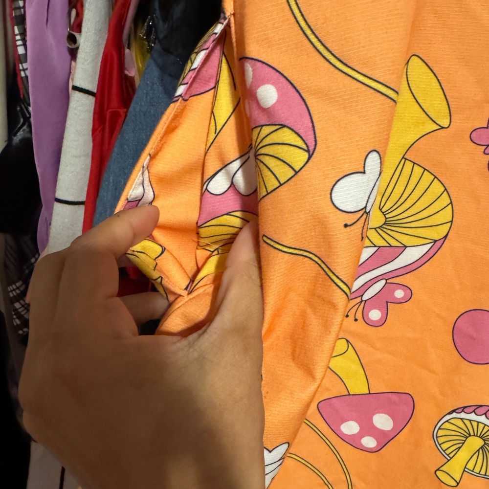 Smak Parlour mushroom mini dress. - Picture 6 of 8